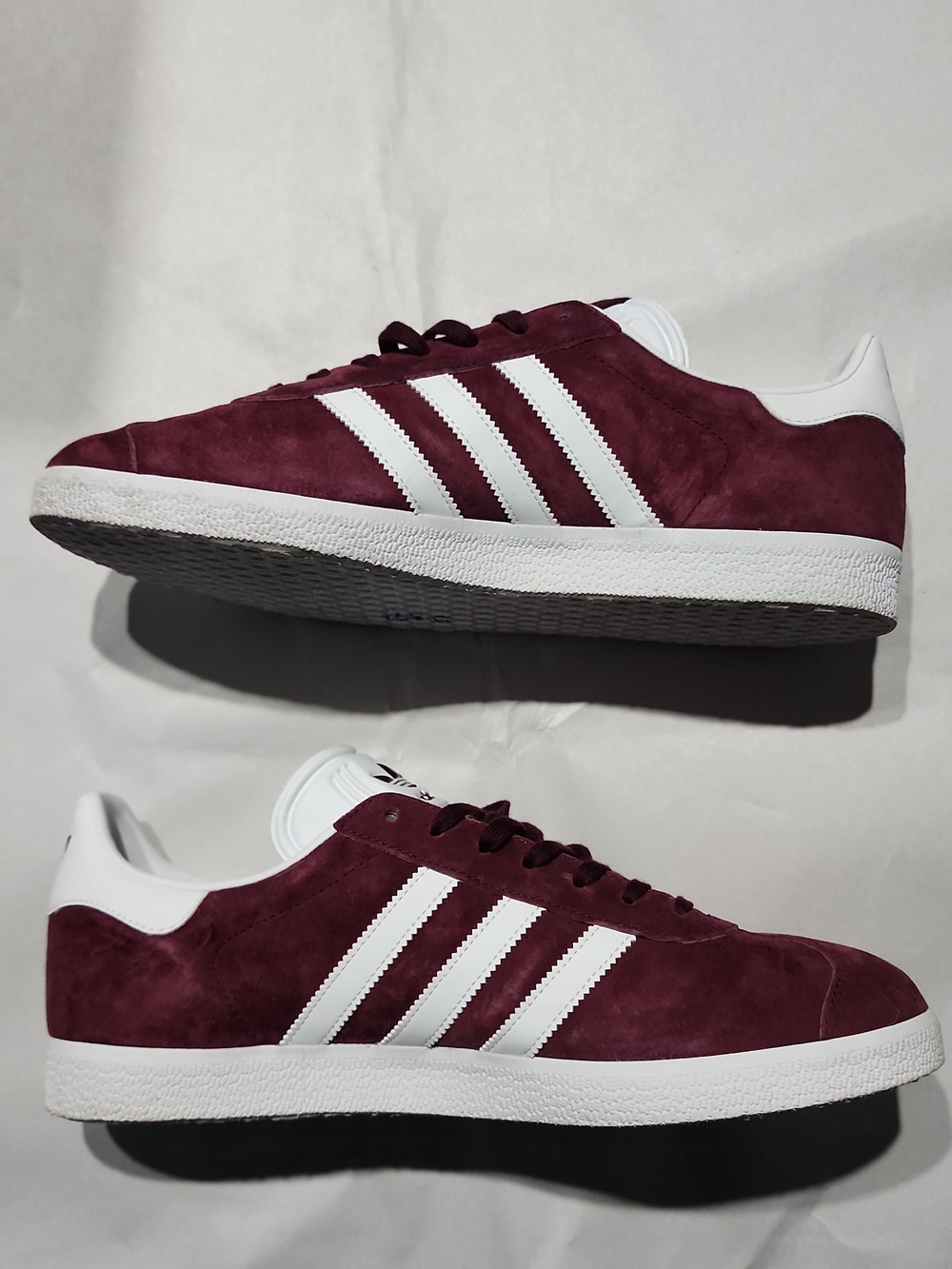 Adidas Gazelle Collegiate Burgundy Sneakers Shoes Size 11.5